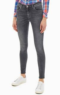 Серые джинсы скинни с застежкой на молнию и болт Skinny Wrangler