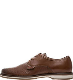 Кожаные ботинки коричневого цвета Nobrand