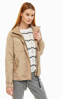Легкая курка бежевого цвета с капюшоном Vero Moda