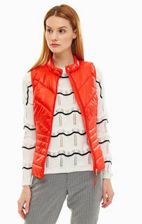 Утепленный красный жилет на молнии Vero Moda