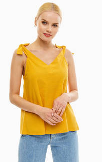 Хлопковый топ в полоску Ichi