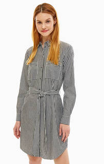 Платье-рубашка из хлопка с карманами Only