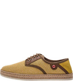 Текстильные ботинки желтого цвета Nobrand