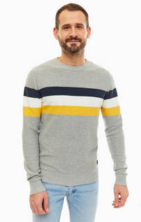 Хлопковый джемпер с круглым вырезом Jack & Jones