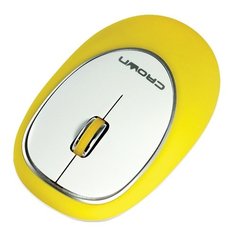 Мышь CROWN CMM-931W Yellow USB