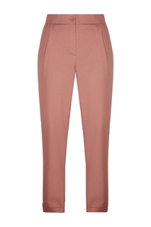 Розовые брюки из гладкого трикотажа Fashion.Love.Story.