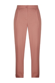 Розовые брюки из гладкого трикотажа Fashion.Love.Story.