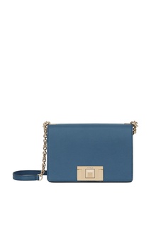 Синяя кожаная сумка Mimi Furla