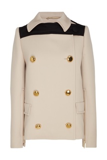 Двубортный жакет из габардина Prada