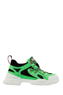 Неоново-зеленые кроссовки Flashtrek Gucci Man