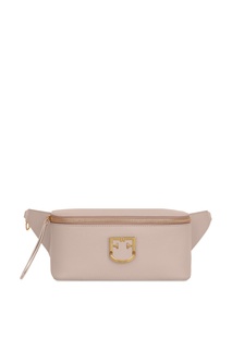 Бежевая поясная сумка Isola из кожи Furla