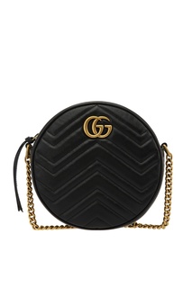 Круглая сумка-кроссбоди GG Marmont Gucci