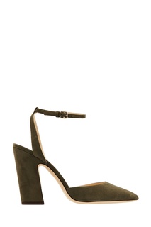 Зеленые замшевые туфли Micky 100 Jimmy Choo