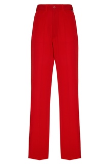 Красные брюки клеш Balenciaga