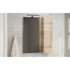 Шкаф-зеркало Comforty Тромсе 60 дуб сонома (4142221)