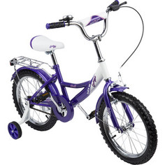 Велосипед 2-х колесный Leader Kids ФИОЛЕТ+БЕЛ GL000264572