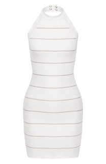 Платье из вискозы Balmain