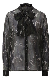 Шерстяная блузка Saint Laurent