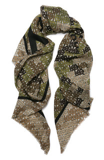 Платок из смеси хлопка и шелка Burberry