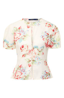 Блузка с принтом Polo Ralph Lauren
