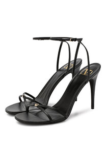 Кожаные босоножки Valentino Garavani Nude Valentino