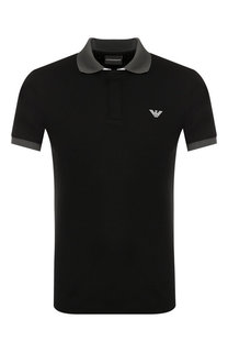 Хлопковое поло Emporio Armani