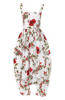 Хлопковое платье Alexander McQueen