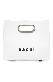 Кожаная сумка Sacai