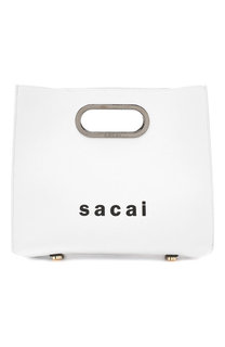 Кожаная сумка Sacai