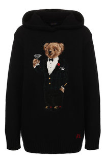 Шерстяной пуловер с капюшоном Polo Ralph Lauren