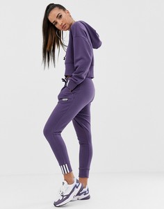 Фиолетовые джоггеры с манжетами adidas Originals RYV - Фиолетовый
