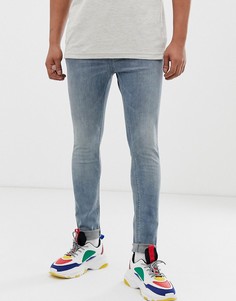 Светлые джинсы скинни ASOS DESIGN - Синий