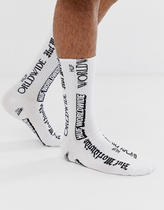 Белые носки HUF - Белый