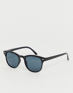 Черные солнцезащитные очки в стиле ретро AJ Morgan - Черный