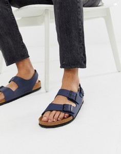 Синие сандалии Birkenstock Milano - Синий