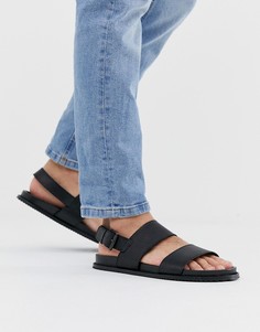Черные сандалии с ремешками River Island - Черный
