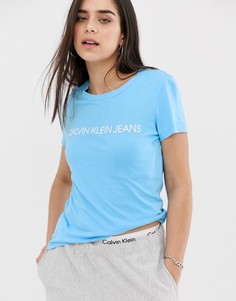 Футболка с логотипом Calvin Klein Jeans - Синий