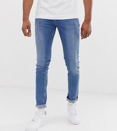 Синие выбеленные облегающие джинсы ASOS DESIGN Tall - Синий