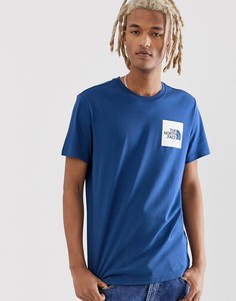 Синяя футболка The North Face Fine - Синий