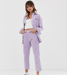 Вельветовые джинсы в винтажном стиле Reclaimed Vintage inspired - Фиолетовый