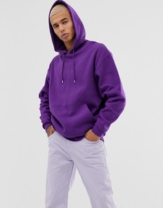 Oversize-худи фиолетового цвета ASOS DESIGN - Фиолетовый