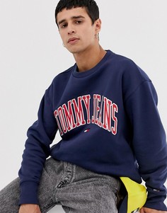 Темно-синий свитшот Tommy Jeans Collegiate Capsule - Темно-синий