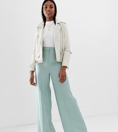 Широкие брюки мятного цвета ASOS DESIGN tall - Зеленый