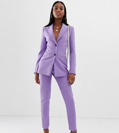 Сиреневые узкие брюки ASOS DESIGN tall - Фиолетовый