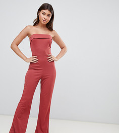 Комбинезон с лифом-бандо PrettyLittleThing - Коричневый