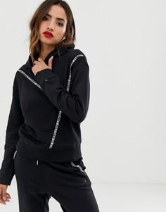 Худи с фирменной лентой Tommy Hilfiger Louise - Черный