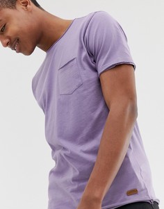 Базовая футболка с необработанным краем Brave Soul - Фиолетовый
