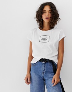 Футболка с логотипом Cheap Monday - Белый