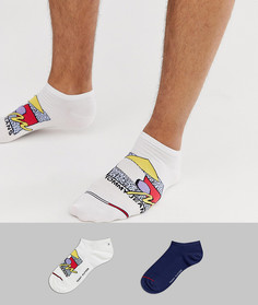 Набор из [#0:D2]} пар спортивных носков с логотипом Tommy Jeans - Мульти