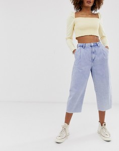 Джинсы в винтажном стиле с необработанными краями Pepe Jeans Aurora - Синий